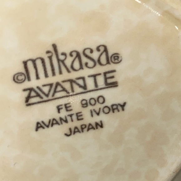 *1A Mikasa Romantics sugar bowl and creamer set includes tray 1980 - Picture 5 of 9